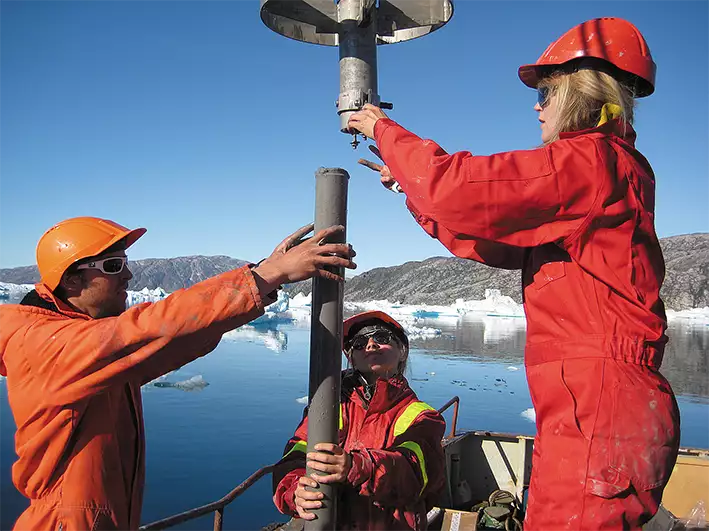 Havbundsprøver fra Østgrønland
