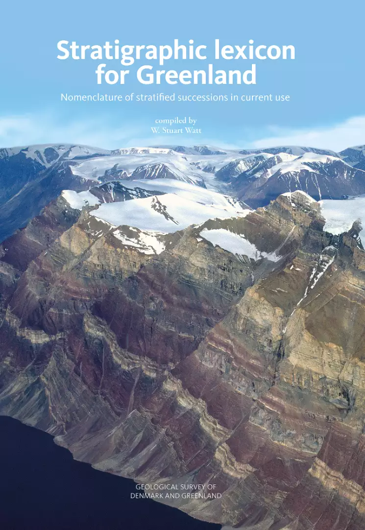 Frontpage of Stratigraphic lexicon for Greenland